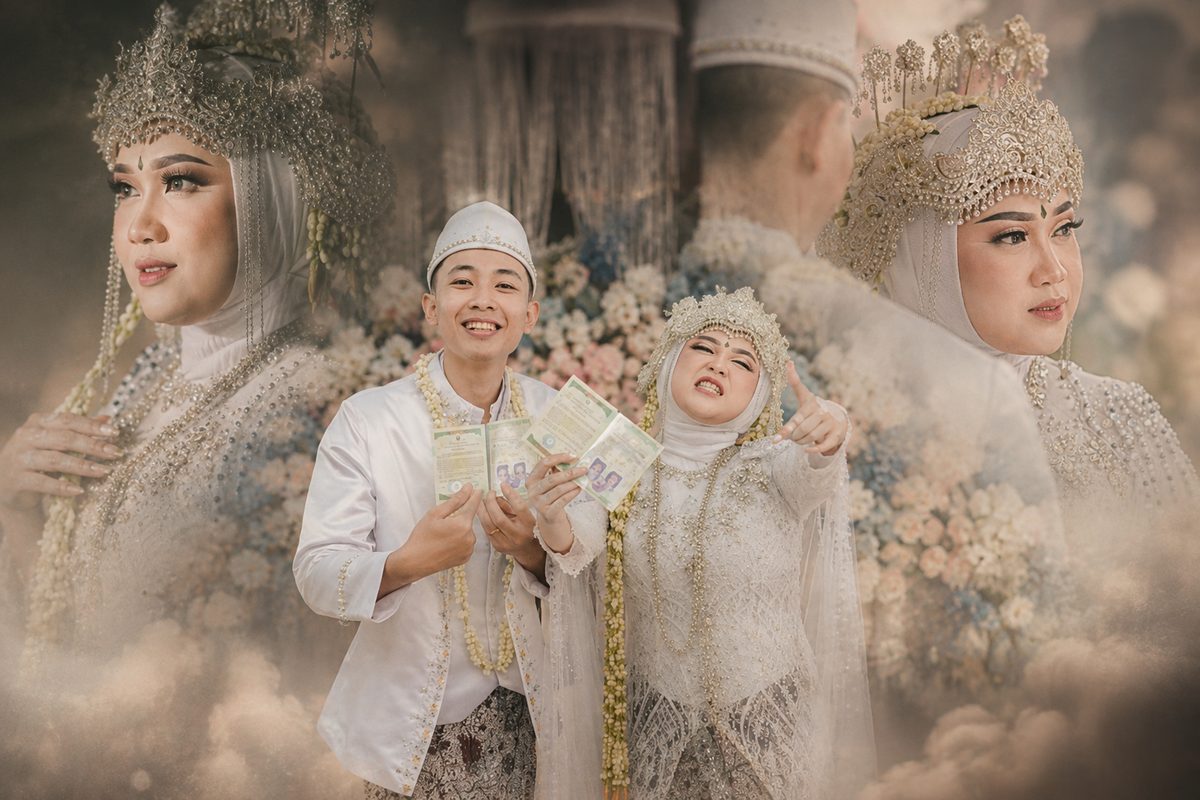 Foto pernikahan Sapnawati Nurohman (Sapnollbeyy) dan Ipnu Alpri Yansyah, 11 Januari 2026